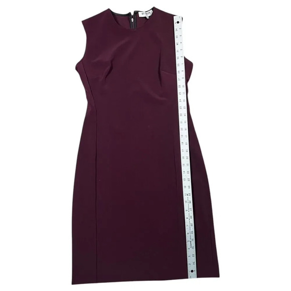 Of/Mercer Pencil Sheath Knee Length Dress Maroon Sleeveless Career Size 6 - Picture 3 of 7